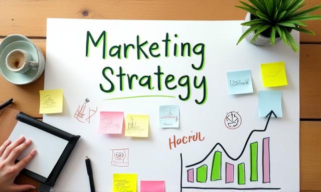 Digital marketing strategy board